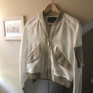 BCBG casual mesh jacket